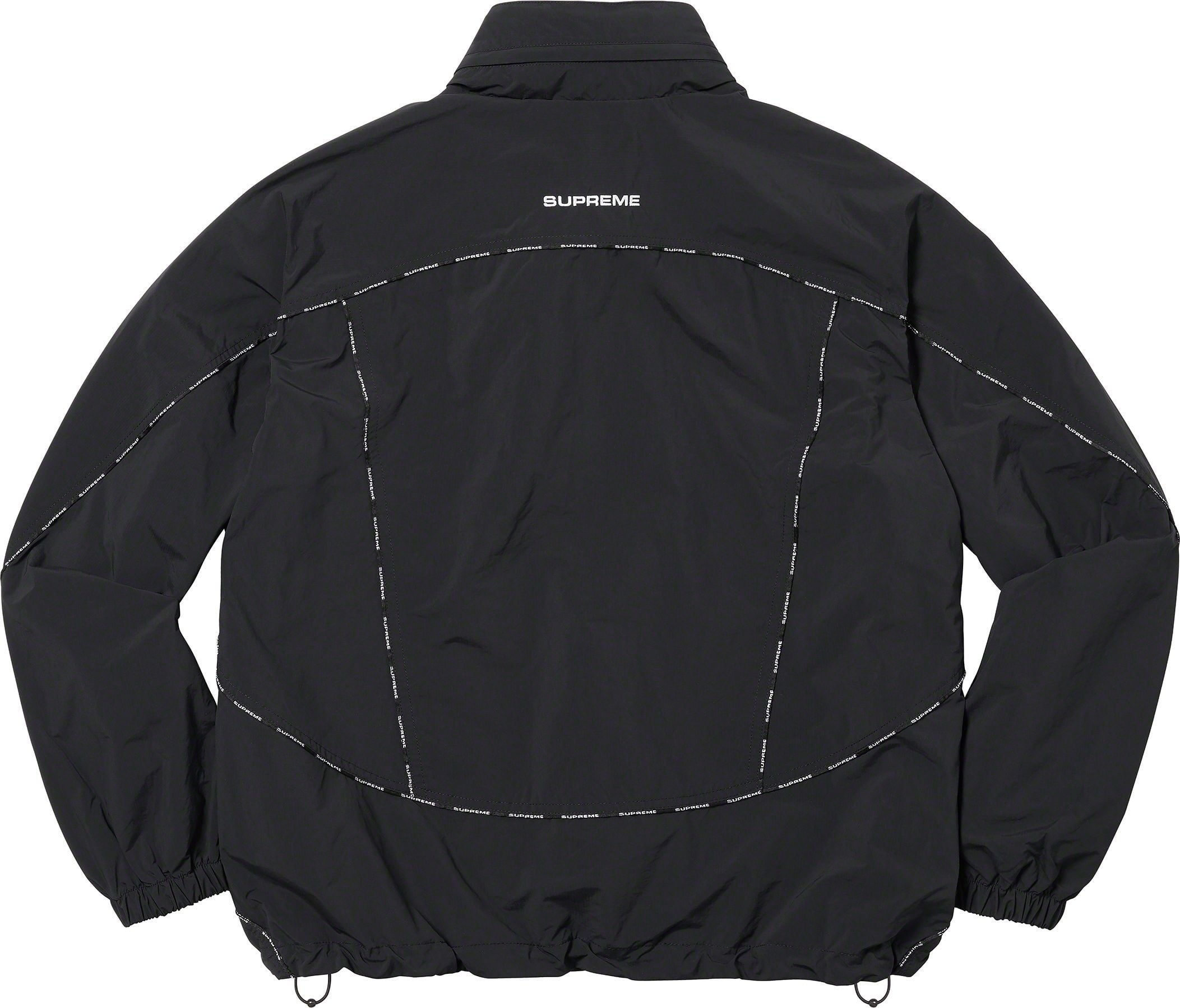 Logo Piping Hooded Track Jacket view 7